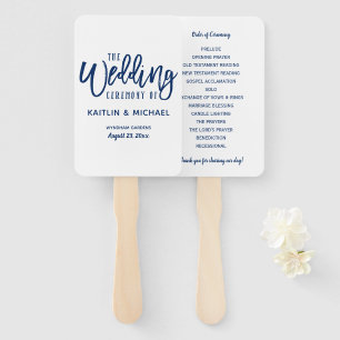 Éventail Ventilateurs du programme de mariage Brush Scrip