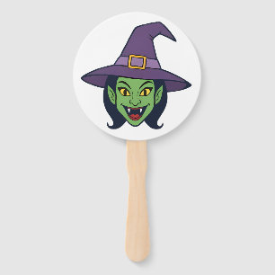 Éventail Visages des bâtons d'Halloween - Props de fête à d