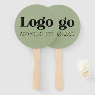 Éventail Votre Logo Entreprise Moderne de Promotion