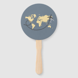 Éventail Voyons l'illustration du monde