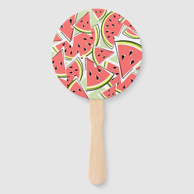 Éventail Watermelon Green (Devant)