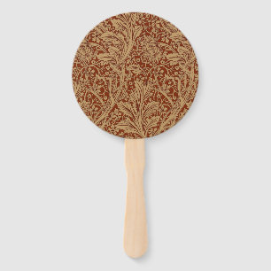 Éventail William Morris Arcadia Floral Garden Flower Classi