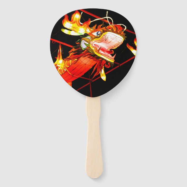 Éventail Zhulong Fire Dragon  (Devant)