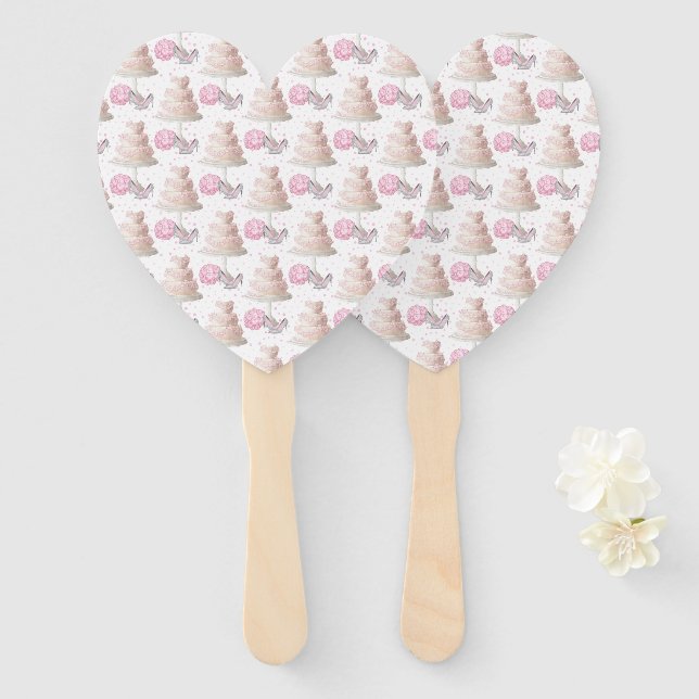 Éventails de mariage (Devant et derrière)