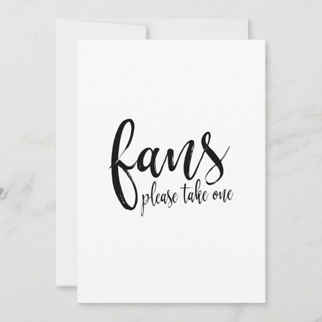 Éventails de mariage calligraphie enseigne abordab (Devant)