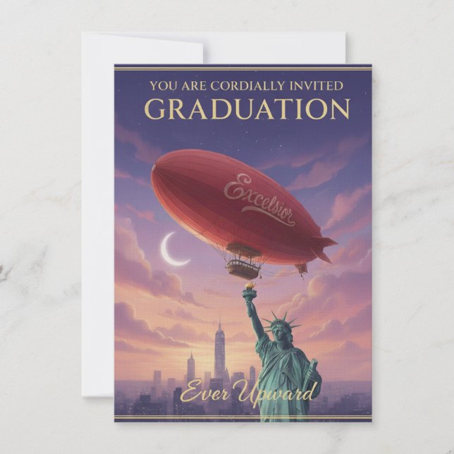 Ever Upward - Graduation Invitations (Devant)
