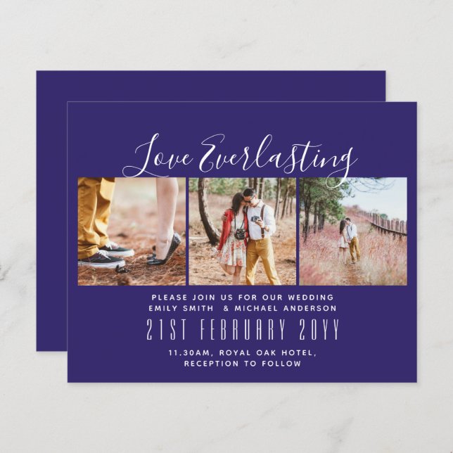 Everduring Love PHOTO COLLAGE Mariage Événement In (Devant / Derrière)