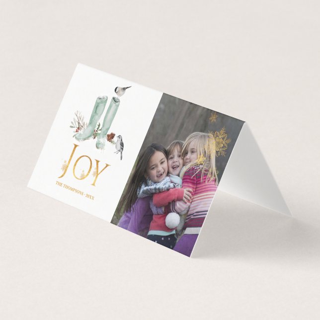 Evergreen - Paysage hivernal de Noël Photo (Front)