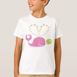 EveWhale badine le T-shirt blanc