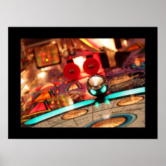 Evil Ball pinball poster