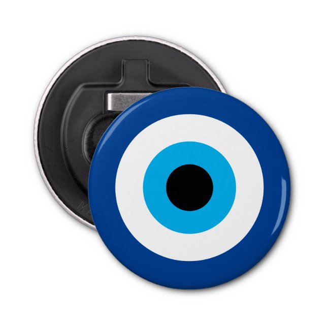Evil Eye Blue Mati nazar symbole ouvre-bouteille (Devant)