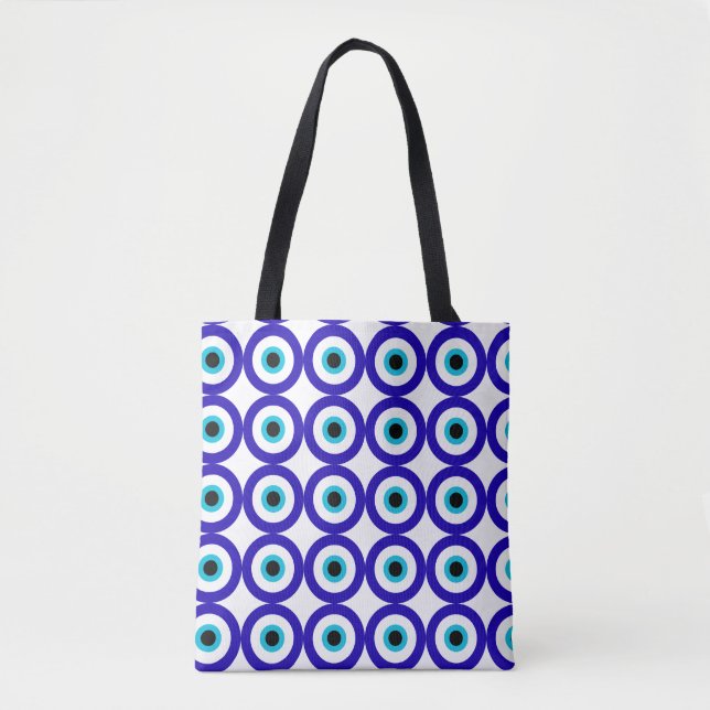 Evil Eye Protection All-Over Pattern Tote bag (Devant)