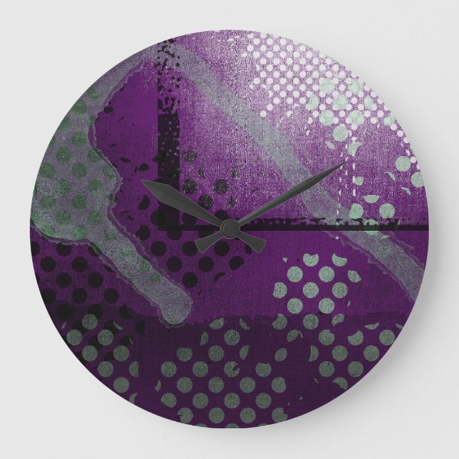 Evil Lune ronde Steampunk Horloge murale (Recto)