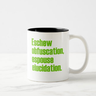 Évitez les tasses de café d'obscurcissement