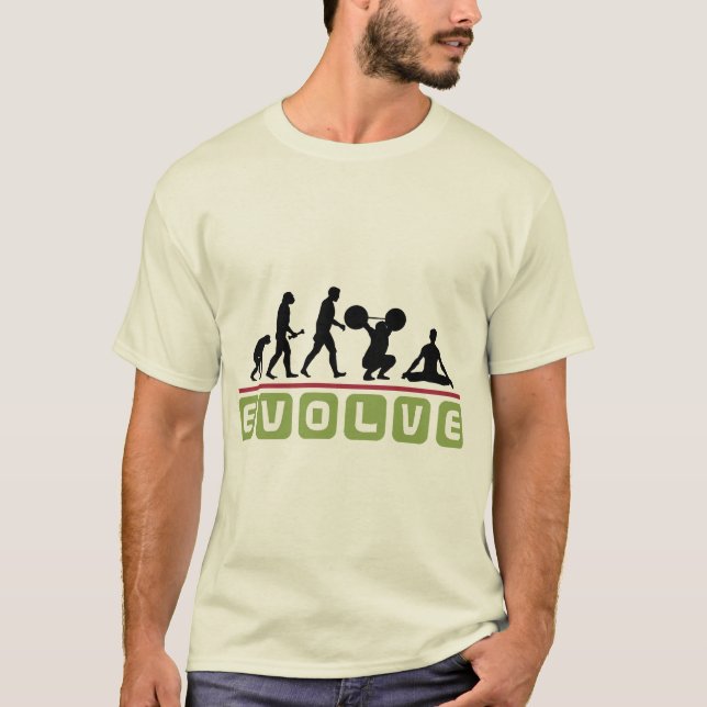 Évoluez le T-shirt de yoga (Devant)