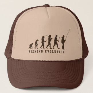 Évolution de pêche - casquette drôle de pêcheur