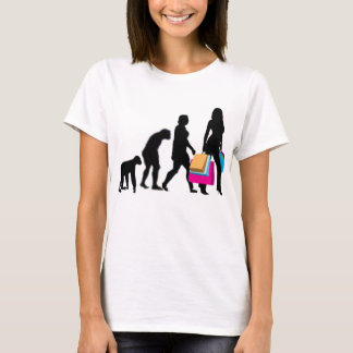 Évolution de T-shirt de diva d'achats de femme