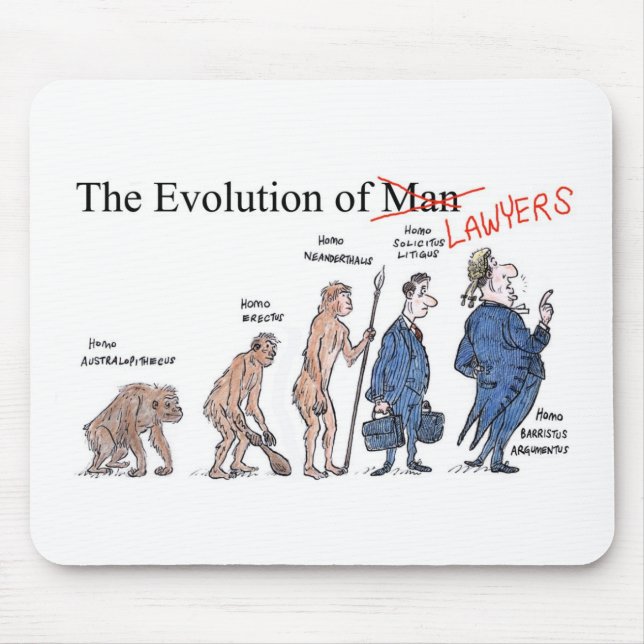 Évolution de tapis de souris de l'homme (Devant)