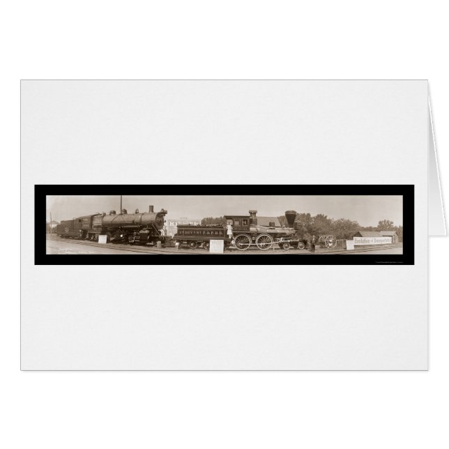 Evolution des trains Photo 1913 (Devant horizontal)