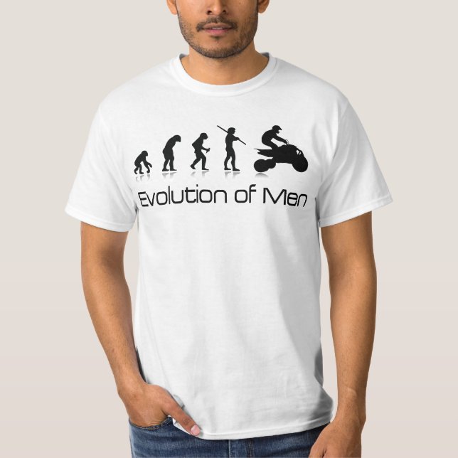 Évolution du T-shirt des hommes tous terrains de (Devant)