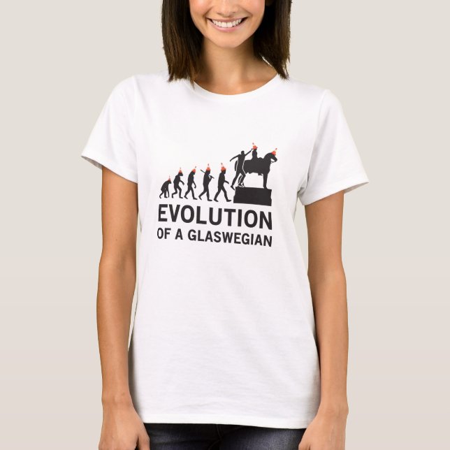 Evolution d'un Tshirt glaswegian (Glasgow) (Devant)