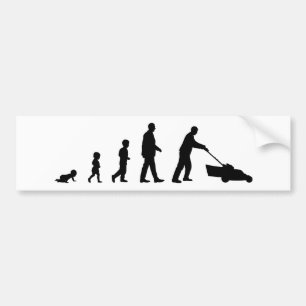 Evolution of Dad - A Bumper Sticker for Dads