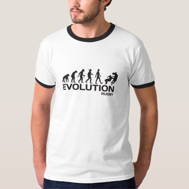 EVOLUTION RUGBY joueur sport union homme t-shirt (Devant)