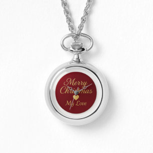 eWatch - Montre Pendentif Noël Romantique