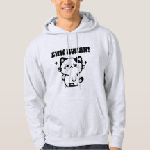 Eww humain | Chat drôle | Sweat - shirts à capuche