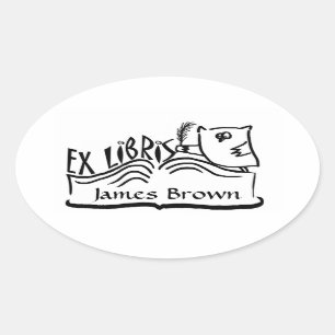 Ex Libris Ows avec Stickers Book