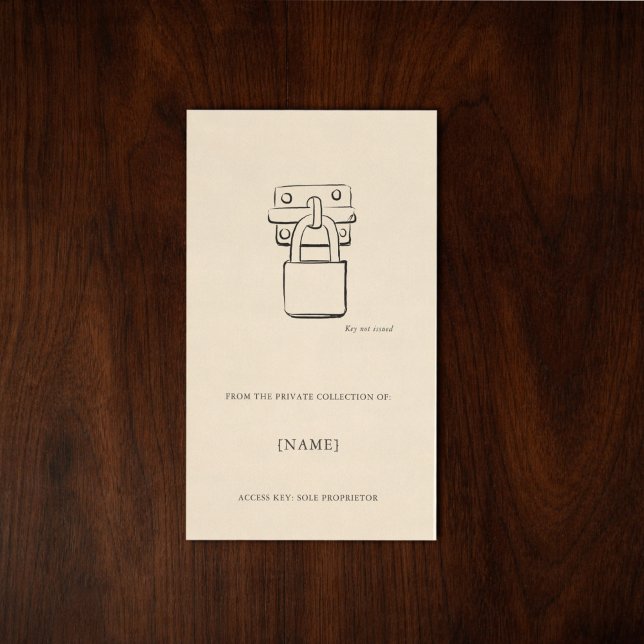 Ex Libris personnalisé | Autocollant de plaque de  (Bookplates Dark academia )