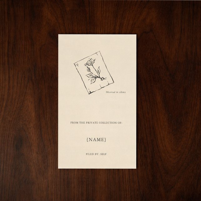 Ex Libris personnalisé | Autocollant de plaque de  (Créateur téléchargé)