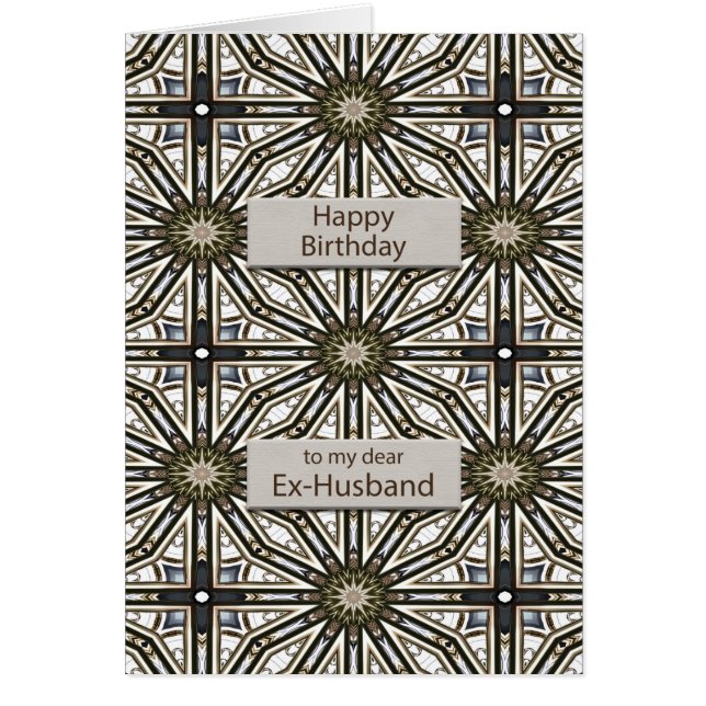 Ex Mari Anniversaire Mandala Design Abstrait (Devant)