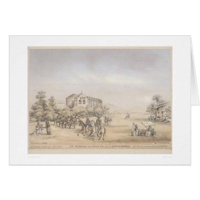 Ex-Mission… de San Gabriel (1318) (Devant horizontal)