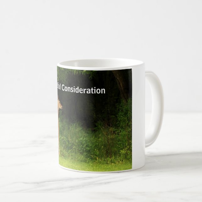 Examen attentif - mug (Devant droit)