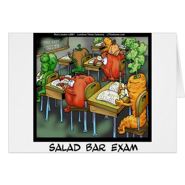 Examen drôle du bar à salades (Devant horizontal)