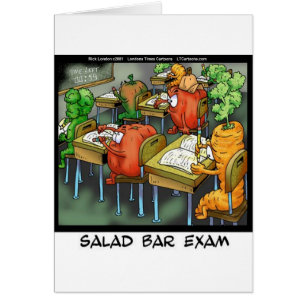 Examen drôle du bar à salades