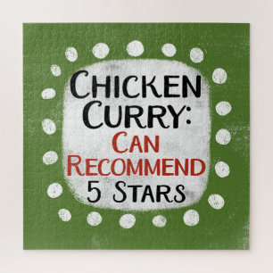 Examen du curry de poulet 5 étoiles Jigsaw Puzzle