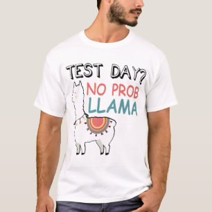 examinez les T-shirts de lama de prob de jour