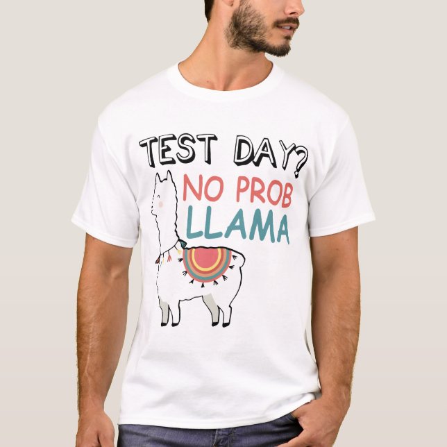 examinez les T-shirts de lama de prob de jour (Devant)