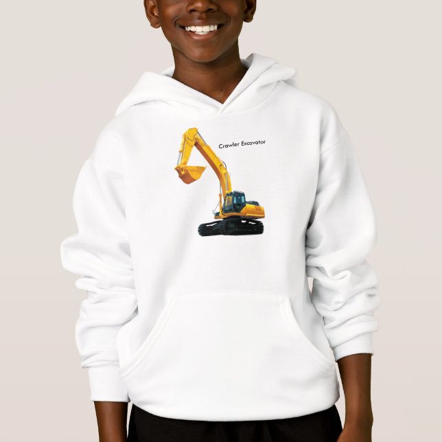Excavateur de rameur pour les garçons'-Sweat - shi (Devant)