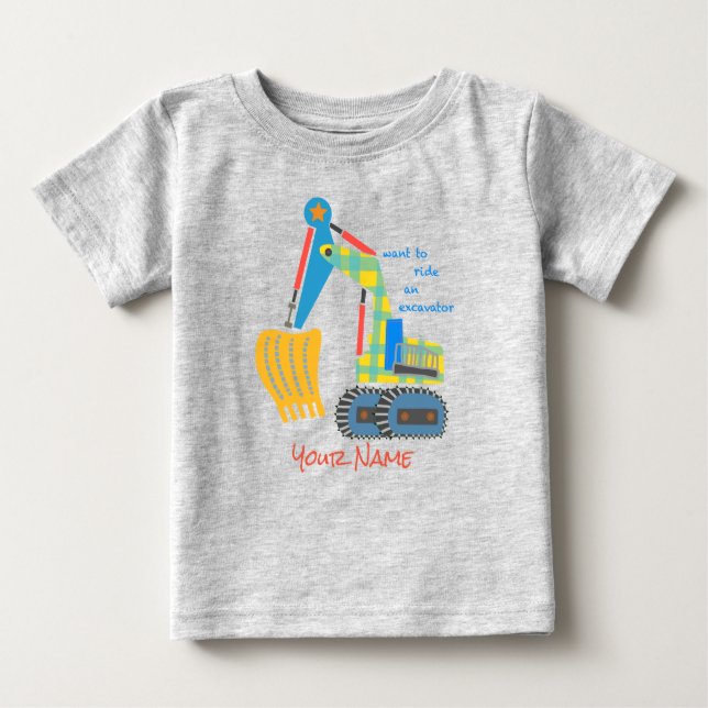 excavator T-shirt (Devant)