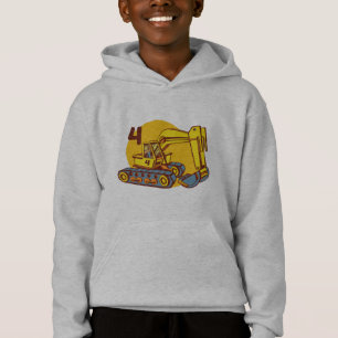 Excavatrice jaune - Cadeau pour le 4ème anniversai