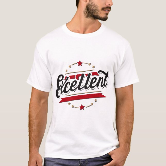 Excellent t-shirt unisex (Devant)