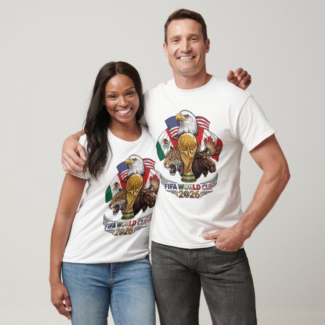 Exclusive 2026 FIFA World Cup Host Nations T-Shirt (Unisexe)