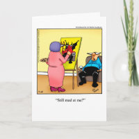 Excusez-lui la carte de voeux de l'Humour