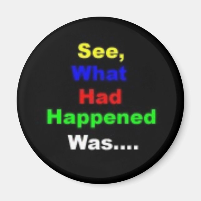 Excusez Magnet (Devant)