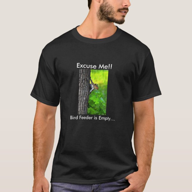 Excusez-moi T-shirt d'écureuil (Devant)