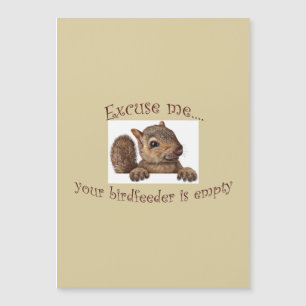 Excusez-moi...votre chargeur d'oiseaux est vide