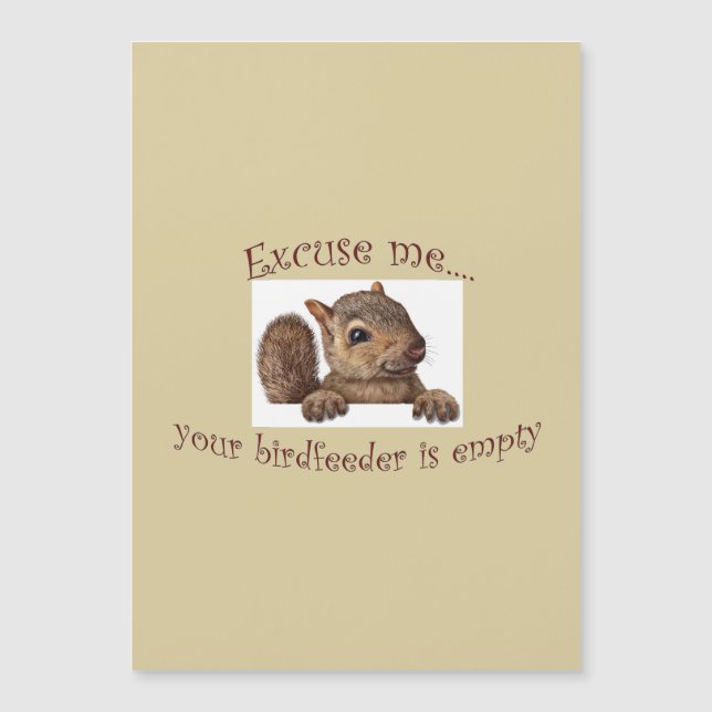 Excusez-moi...votre chargeur d'oiseaux est vide (Devant)